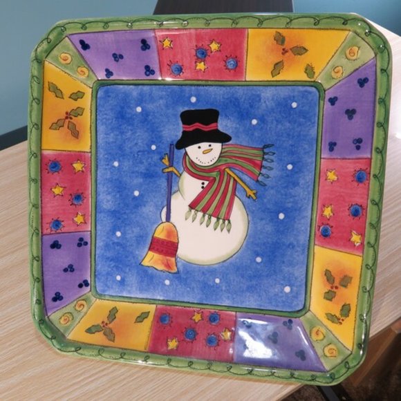 Snowman Plate by Sango designed by Sue Zipkin - Picture 9 of 9